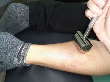 ローラーによる施術